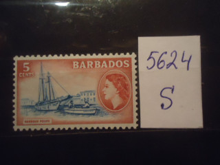 Фото марки Барбадос 1953г *