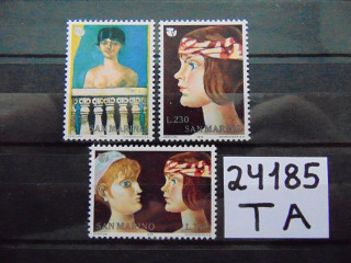 Фото марки Сан Марино серия 1975г **