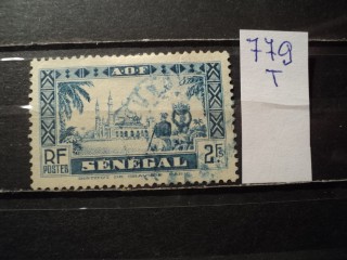 Фото марки Франц. Сенегал 1935г