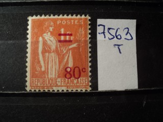 Фото марки Франция 1937г **