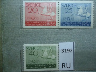 Фото марки Швеция 1956г серия *