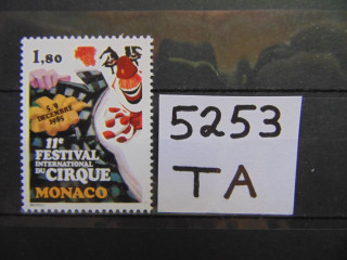 Фото марки Монако марка 1985г **