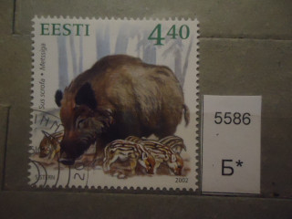 Фото марки Эстония 2002г