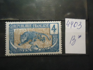 Фото марки Франц. Конго 1901г *