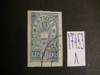 Фото марки Латвия 1919г