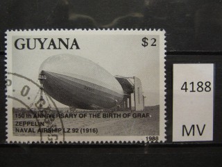 Фото марки Гвиана 1989г