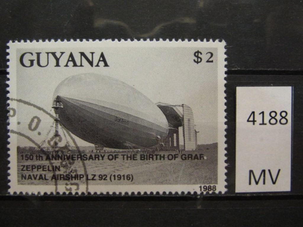Фото марки Гвиана 1989г