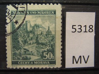 Фото марки Германская оккупация Чехословакии 1940г