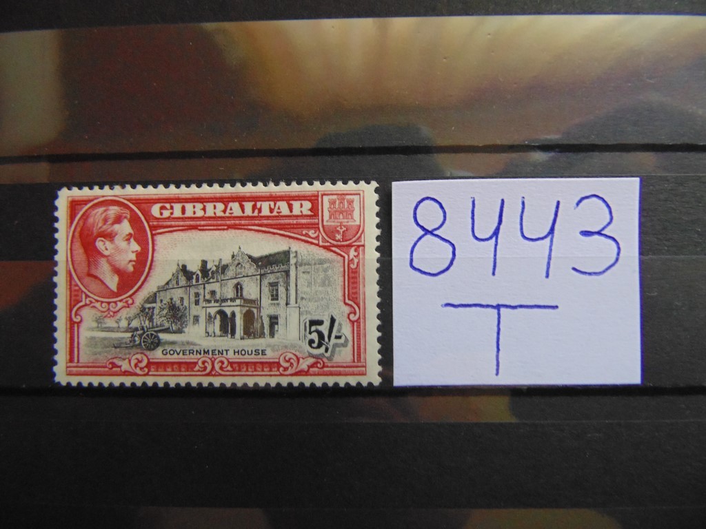 Фото марки Британский Гибралтар 1938г *
