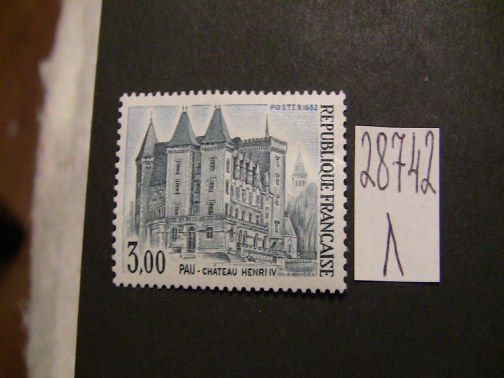 Фото марки Франция 1982г **