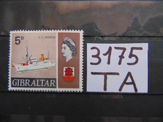 Фото марки Британский Гибралтар марка 1969г **
