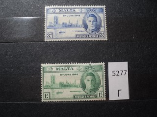 Фото марки Брит. Мальта 1946г **