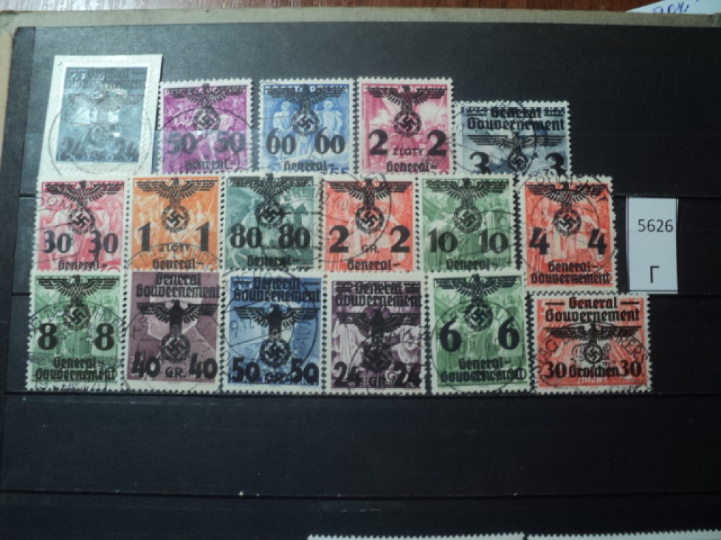 Фото марки Германская оккупация Польши. 1940г