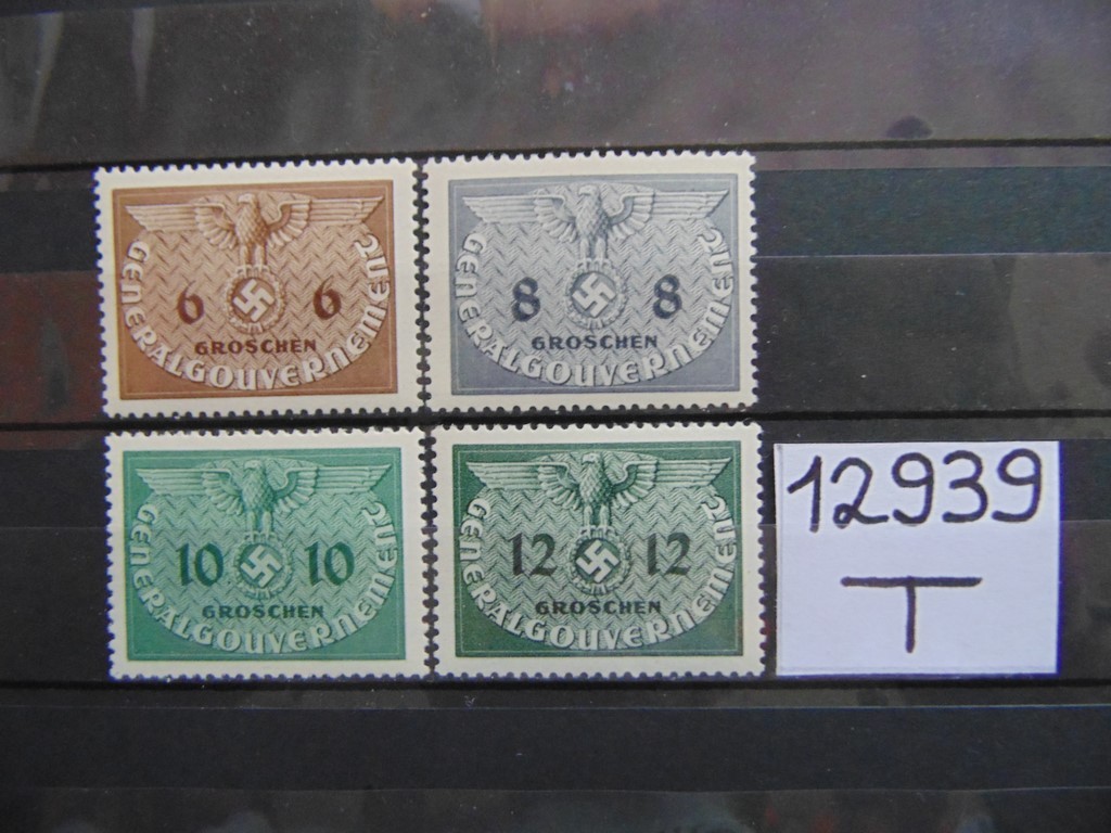 Фото марки Германская оккупация Польши 1940г **