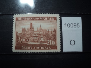 Фото марки Германская оккупация Чехословакии 1939г **