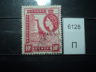Фото марки Брит. Восточная Африка 1954г