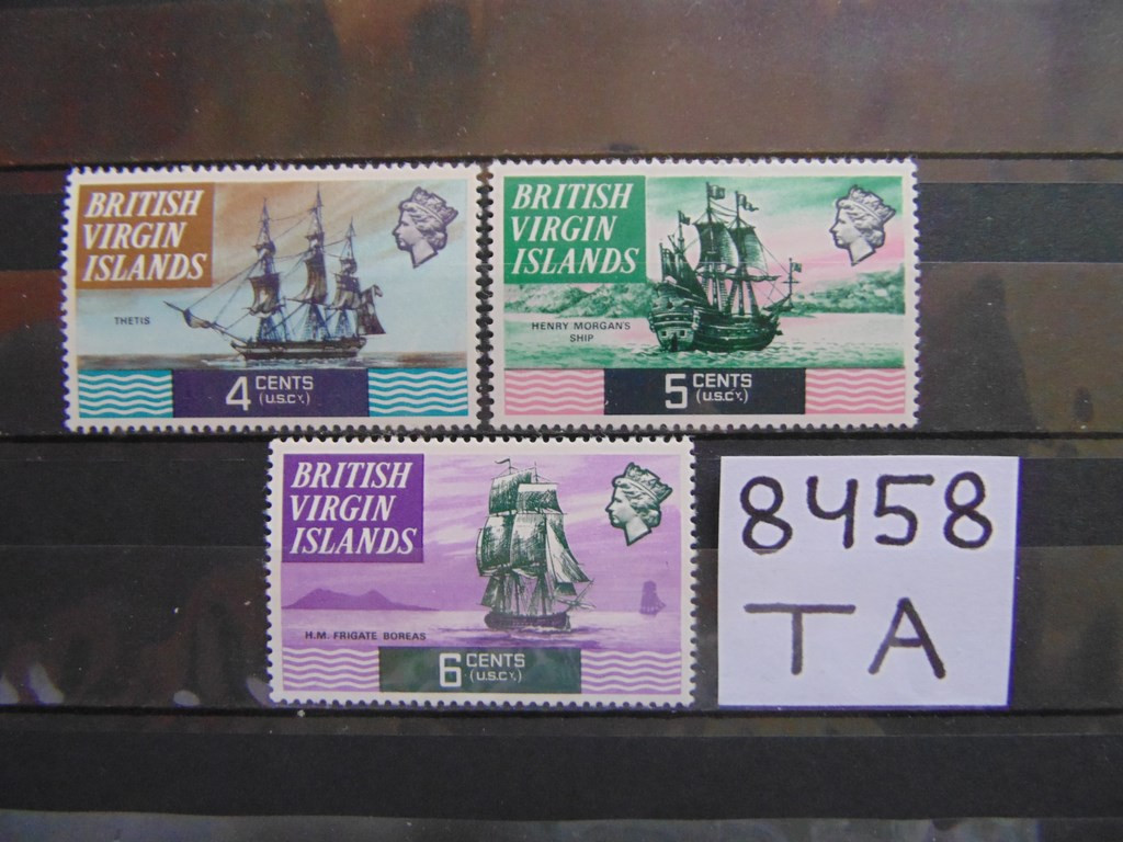 Фото марки Британские Виргинские Острова 1970г **