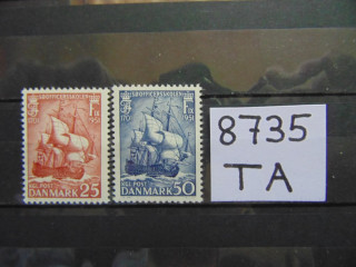 Фото марки Дания серия 1951г **