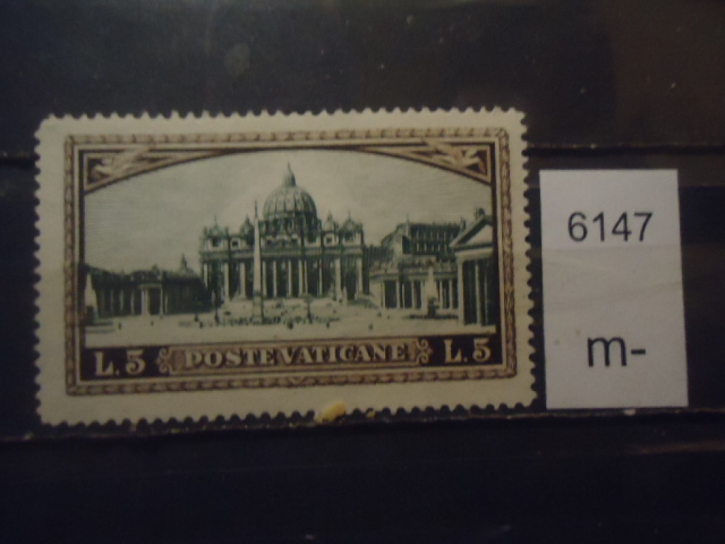 Фото марки Ватикан 1933г *