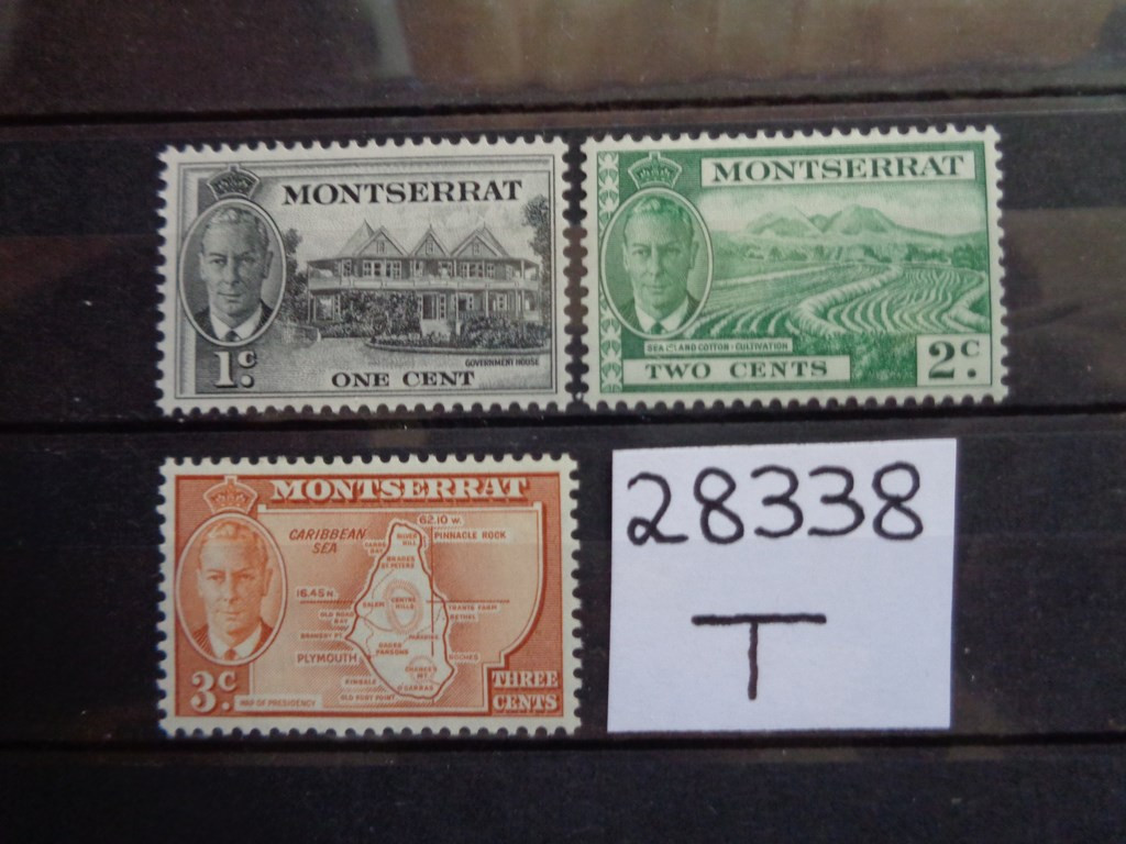 Фото марки Британский Монсеррат 1951г **