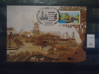 Фото марки Германия ФРГ 1984г почтовая карточка
