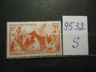 Фото марки Франц. Мавритания 1939г **