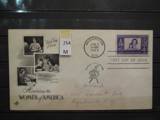 Фото марки США 1960г FDC (первый день гашения)