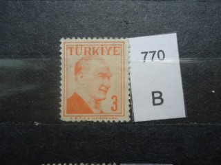 Фото марки Турция 1958г *