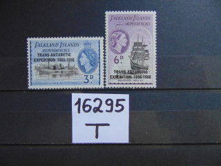 Фото марки Британские Фолкленды 1956г **