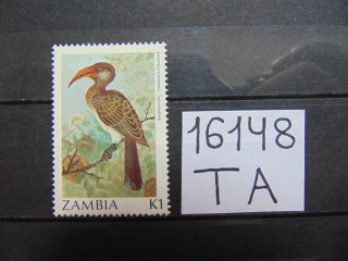 Фото марки Замбия 1987г **