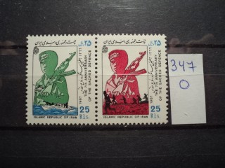 Фото марки Иран серия пара 1987г **
