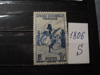 Фото марки Франц. Западная Африка 1947г *