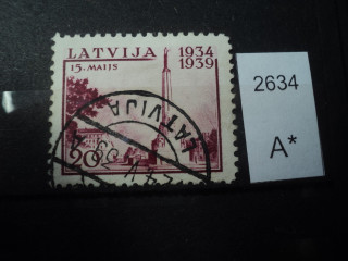 Фото марки Латвия 1939г