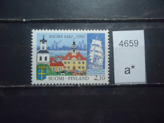 Фото марки Финляндия 1992г **