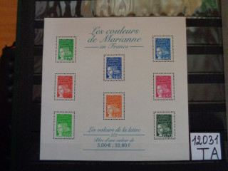 Фото марки Франция блок 2001г **