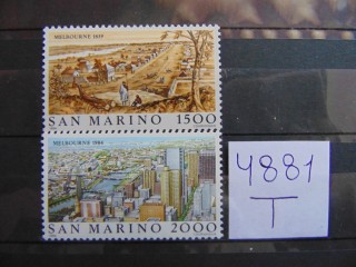 Фото марки Сан Марино серия 1984г **