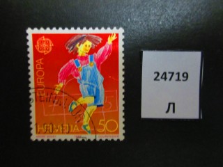 Фото марки Швейцария 1989г