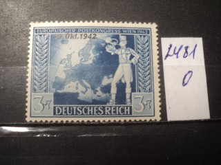 Фото марки Германия Рейх 1942г *
