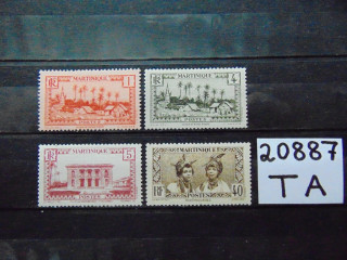 Фото марки Французская Мартиника 1933г **