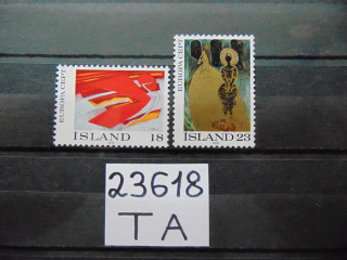 Фото марки Исландия серия 1975г **