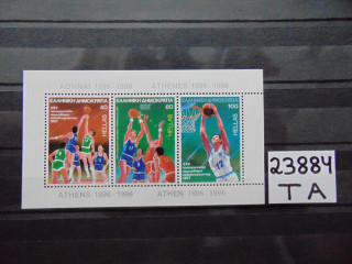 Фото марки Греция блок 1987г **