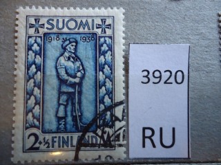Фото марки Финляндия. 1938г