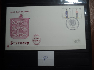 Фото марки Брит. Герсей 1974г конверт FDC