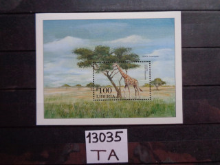 Фото марки Либерия 2001г **