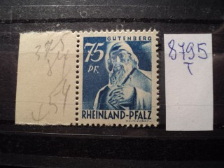 Фото марки Герман. Рейланд 1947г **