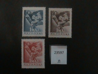 Фото марки Польша 1954г серия **
