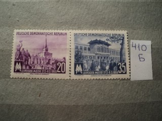 Фото марки Германия ГДР серия 1955г *