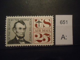 Фото марки США 1960г **