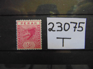 Фото марки Британская Малайя 1892г **