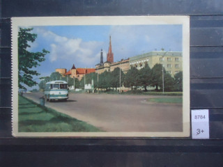 Фото марки Латвия почт./карточка 1962г **